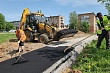 В подмосковном Красноармейске завершается обустройство нового пешеходного маршрута по программе «Пешком»
